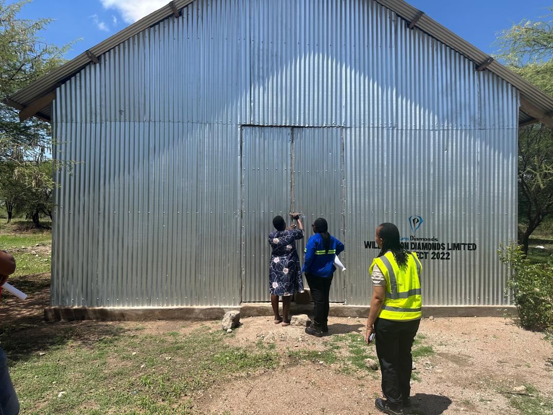 Buganika Primary School site progress