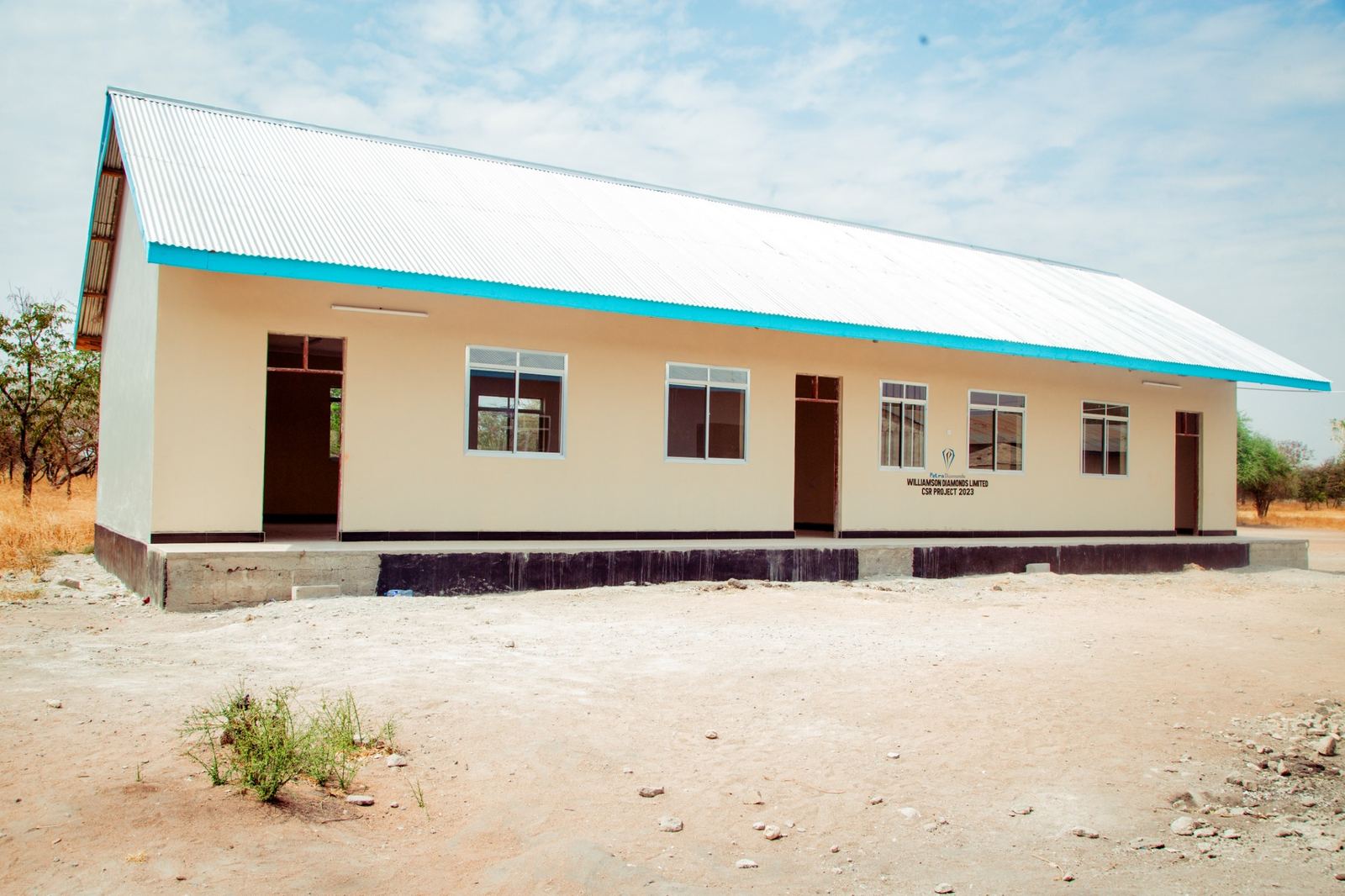 Buganika Primary School classrooms and staff office